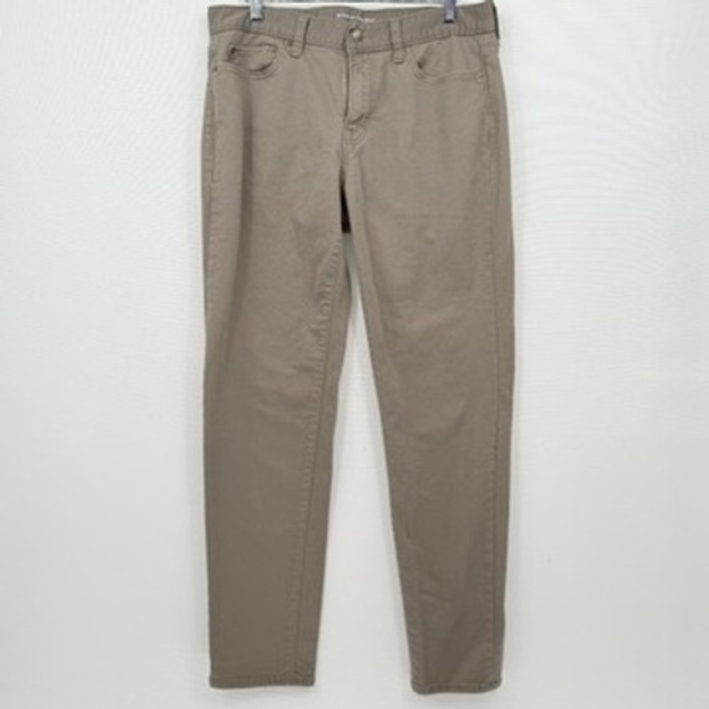 Banana Republic Travel Jeans Mens 33x32 Olive Athletic Fit Minimalist Classic
